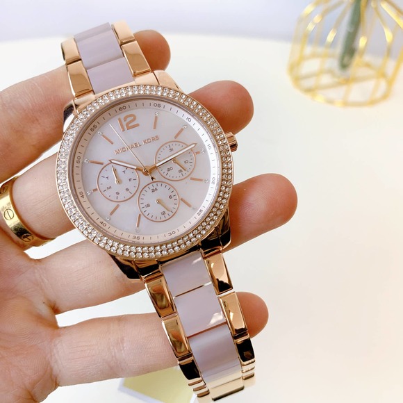 Michael Kors MK6928 Tibby Multifunction Multicolor-Tone Stainless Steel Watch - Picture 2 of 11